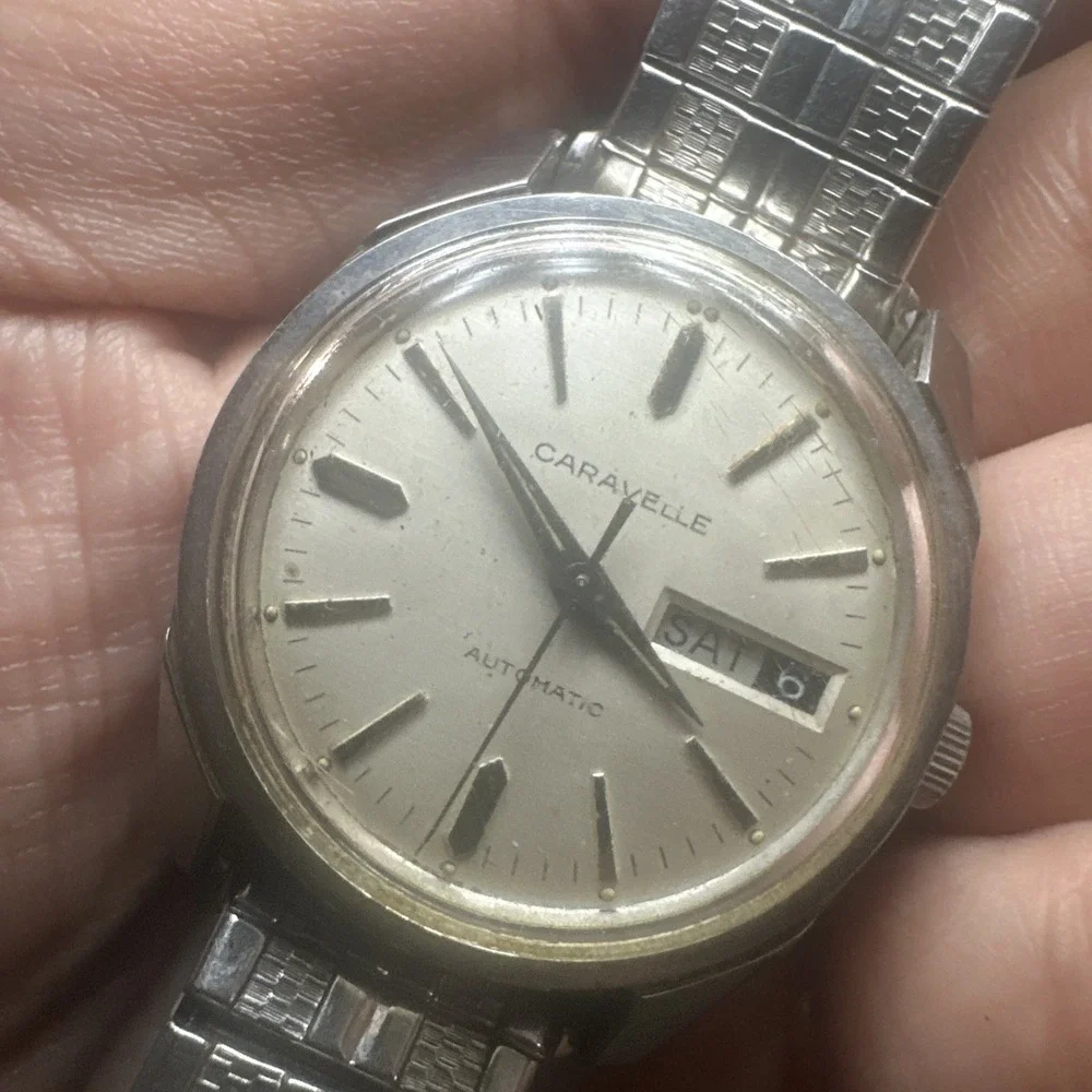 Works Vintage 1969 Caravelle M9 Automatic Men's‎ watch 11 OKAC Swiss 34mm Fit 8